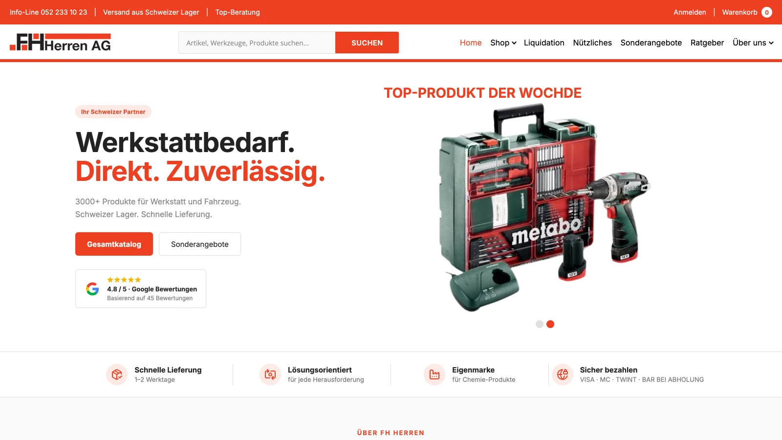 FH Herren, Automotive, E-Commerce