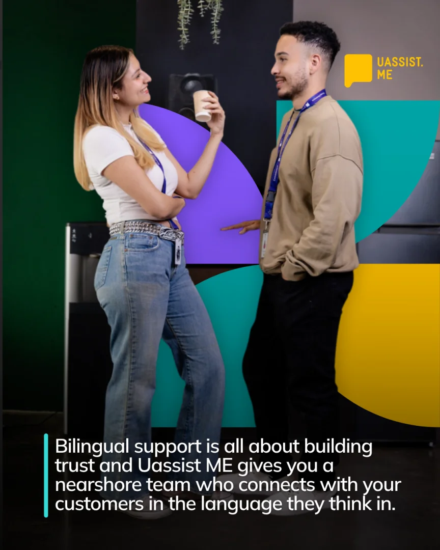Uassist.ME post about bilingual customer support