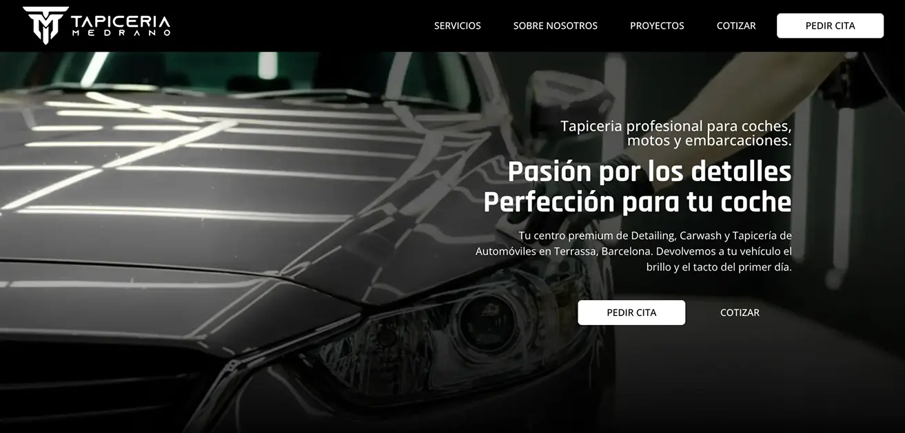 Tapicería Medrano project preview