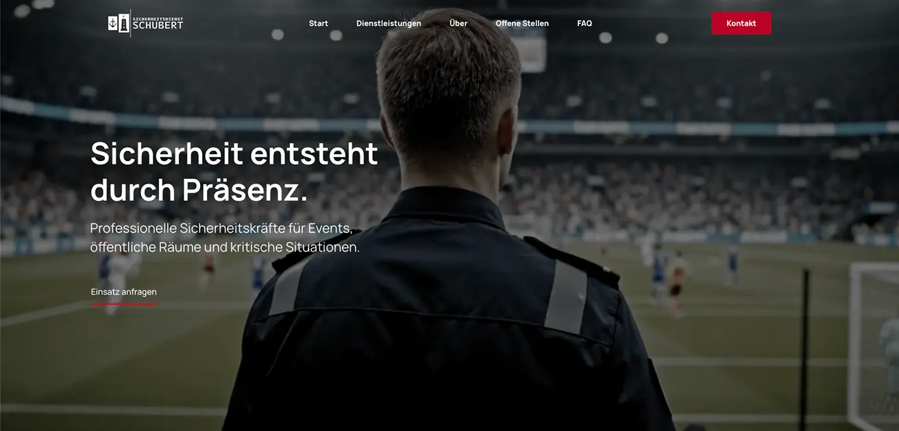 Sicherheitsdienst Schubert project preview